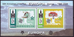 SSCF136r- MONGÓLIA 2006- 50ºANIV. SELOS EUROPA- MNH - Mongolie