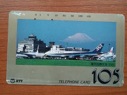 T-345 - JAPAN, TELECARD, PHONECARD,  Avion, Plane, Avio, NTT 230-190 - Flugzeuge