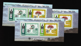 SSCF136v3r- MONGÓLIA 2006- 50ºANIV. SELOS EUROPA- MNH_ X3 - Mongolie