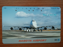 T-345 - JAPAN, TELECARD, PHONECARD,  Avion, Plane, Avio, NTT 291-295 - Aviones