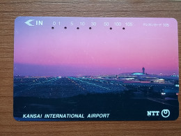 T-345 - JAPAN, TELECARD, PHONECARD,  Avion, Plane, Avio, NTT 331-379 - Avions