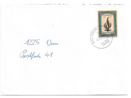 3252f: Beleg UNO Wien "Menschenrechte" 1988 - Covers & Documents