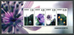 Dänemark Denmark Postfrisch/MNH Year 2011 - Minisheet Flora, Flowers - Unused Stamps