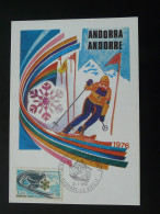 Carte Maximum Card Jeux Olympiques Innsbruck Olympic Games Andorre 1976 - Inverno1976: Innsbruck