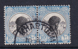 Sdn: 1951/61   Pictorial   SG128    10m   Used Pair  - Sudan (...-1951)