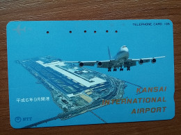 T-358 - JAPAN, Japon, Nipon, TELECARD, PHONECARD,  AVION, PLANE, AVIO, NTT 331-346 - Airplanes