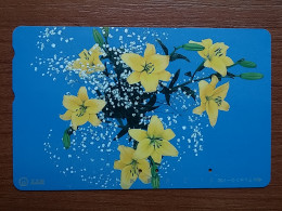 T-358 - JAPAN, Japon, Nipon, TELECARD, PHONECARD,  FLOWER, FLEUR, NTT 231-183 - Fiori