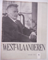 STIJN STREUVELS - Themanummer Tijdschrift WEST-VLAANDEREN 1952 Nr 1 Frank Lateur Heule Kortrijk Ingooigem - Geschiedenis