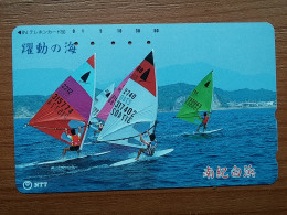 T-358 - JAPAN, Japon, Nipon, TELECARD, PHONECARD,  NTT 331-173, Ship, Navire,  - Barcos