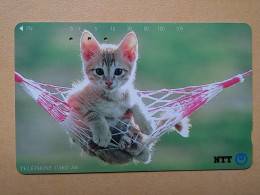 T-361 - JAPAN, Japon, Nipon, TELECARD, PHONECARD, Cat, Chat, NTT 331-227 - Katzen