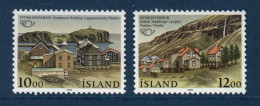 Islande, Island, **, Yv 603, 604, Mi 650, 651, - Unused Stamps