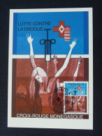 Carte Maximum Card Croix Rouge Lutte Contre La Drogue Anti Drugs Red Cross Monaco 1997 - Drugs