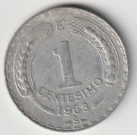 CHILE 1963: 1 Centesimo, KM 189 - Chili