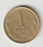 CHILE 1981: 1 Peso, KM 216 - Chile