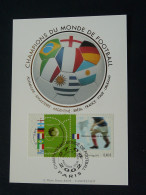 Carte Maximum Card (soie) Coupe Du Monde Football World Cup Paris 2002 - 2002 – Corée Du Sud / Japon