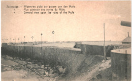 CPA Carte Postale Belgique Zeebrugge Vue Générale Des Ruines Du Môle    VM75537 - Zeebrugge