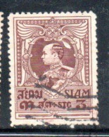 THAILANDE THAILAND TAILANDIA SIAM 1920 1926 1921 1924 KING RE VAJIRAVUDH 3s USED USATO OBLITERE' - Thaïlande