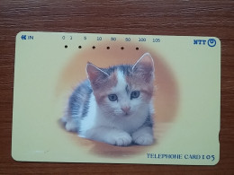 T-371 - JAPAN, Japon, Nipon, TELECARD, PHONECARD, Cat, Chat, NTT 231-226 - Chats