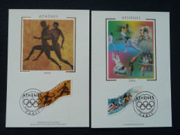 Carte Maximum Card (x2) Jeux Olympiques Athens Olympic Games France 2004 - Ete 2004: Athènes
