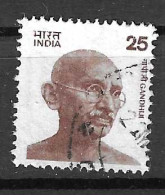 INDIA - 1978 - GANDHI 25 P  - USATO (YVERT 567 - MICHEL 771) - Used Stamps