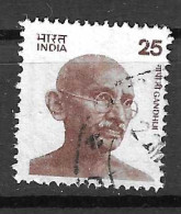 INDIA - 1978 - GANDHI 25 P  - USATO (YVERT 567 - MICHEL 771) - Usados