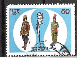 INDIA - 1983 - 180° REGGIMENTO JAT - USATO (YVERT 754 - MICHEL 943) - Gebruikt