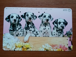 T-373 - JAPAN, Japon, Nipon, TELECARD, PHONECARD, Dog, Chien, NTT 231-245 - Cani