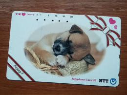 T-374 - JAPAN, Japon, Nipon, TELECARD, PHONECARD, Dog, Chien, NTT 291-138 - Perros