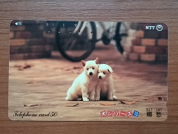 T-375 - JAPAN, Japon, Nipon, TELECARD, PHONECARD, Dog, Chien, NTT 290-554 - Hunde