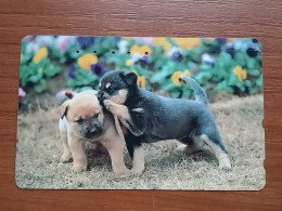 T-375 - JAPAN, Japon, Nipon, TELECARD, PHONECARD, Dog, Chien, NTT 331-267 - Dogs