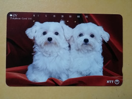 T-375 - JAPAN, Japon, Nipon, TELECARD, PHONECARD, Dog, Chien, NTT 331-315 - Perros