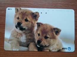 T-375 - JAPAN, Japon, Nipon, TELECARD, PHONECARD, Dog, Chien, NTT 331-342 - Cani