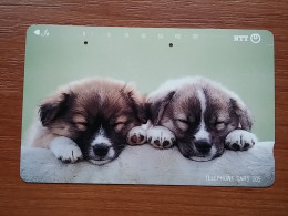 T-376 - JAPAN, Japon, Nipon, TELECARD, PHONECARD, Dog, Chien, NTT 111-025 - Cani