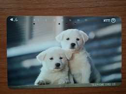 T-376 - JAPAN, Japon, Nipon, TELECARD, PHONECARD, Dog, Chien, NTT 111-033 - Chiens