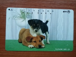 T-376 - JAPAN, Japon, Nipon, TELECARD, PHONECARD, Dog, Chien, NTT 111-041 - Cani