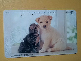 T-376 - JAPAN, Japon, Nipon, TELECARD, PHONECARD, Dog, Chien, NTT 231-126 - Cani