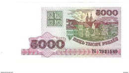 *belarus 5000 Rublei 1998  17   Unc - Wit-Rusland