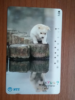 T-376 - JAPAN, Japon, Nipon, TELECARD, PHONECARD, Dog, Chien, NTT 391-074 - Honden