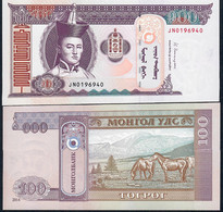 MONGOLIA P65c 100 Tugrik 2014 #JN UNC. - Mongolei