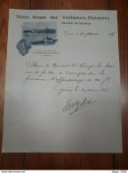 1928 - GENEVE - CARTA INTESTATA UNION SUISSE DES CONFISEURS PATISSIERS - GINEVRA - Suiza