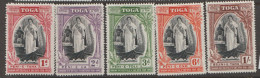 Tonga    1944   SG 83-7  Silver Jubilee   Mounted Mint - Tonga (...-1970)