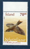 Islande, Island, **, Yv 970, Mi 1042, Pipit Des Prés (Anthus Pratensis), Oiseau, - Unused Stamps