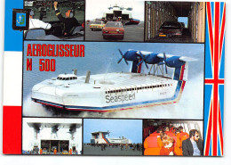 BATEAUX AEROGLISSEUR GEANT JEAN BERTIN QUI ASSURE LE SERVICE REGULIER SEASPEED SNCF ENTRE LA FRANCE ET ANGLETERRE... - Hovercraft