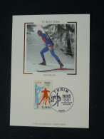 Carte Maximum Card (soie) Biathlon Jeux Olympiques Torino Olympic Games France 2006 - Invierno 2006: Turín