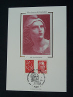 Carte Maximum Card (soie) 60 Ans Marianne De Gandon France 2006 - Chimie