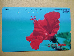 T-382 - JAPAN, Japon, Nipon, TELECARD, PHONECARD, Flower, Fleur, NTT 391-198 - Bloemen