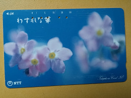 T-383 - JAPAN, Japon, Nipon, TELECARD, PHONECARD, Flower, Fleur, NTT 331-137 - Flowers