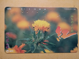 T-383 - JAPAN, Japon, Nipon, TELECARD, PHONECARD, Flower, Fleur, NTT 411-178 - Fleurs