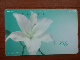 T-384 - JAPAN, Japon, Nipon, TELECARD, PHONECARD, Flower, Fleur, NTT 231-072 - Blumen