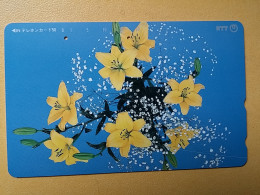 T-384 - JAPAN, Japon, Nipon, TELECARD, PHONECARD, Flower, Fleur, NTT 231-183 - Bloemen